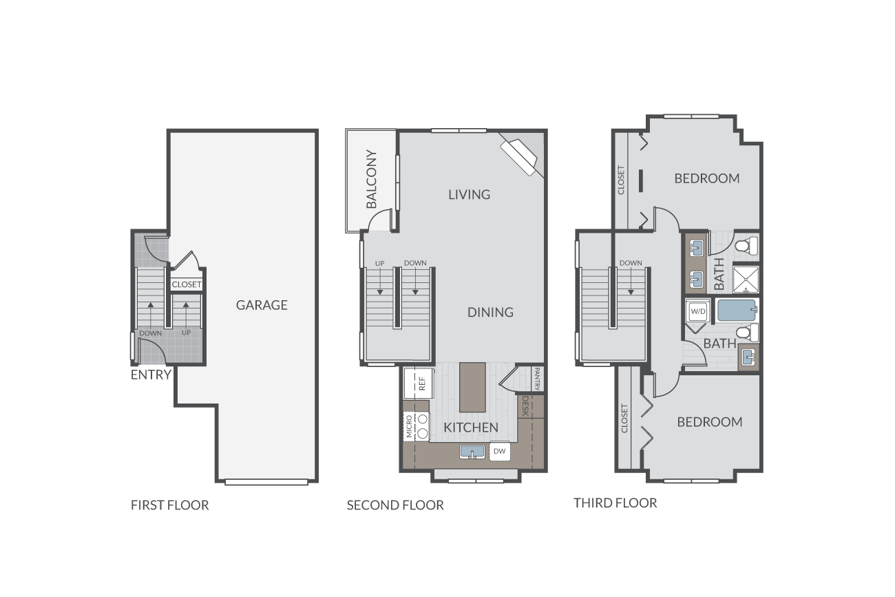 Bellflower Townhome floor plan